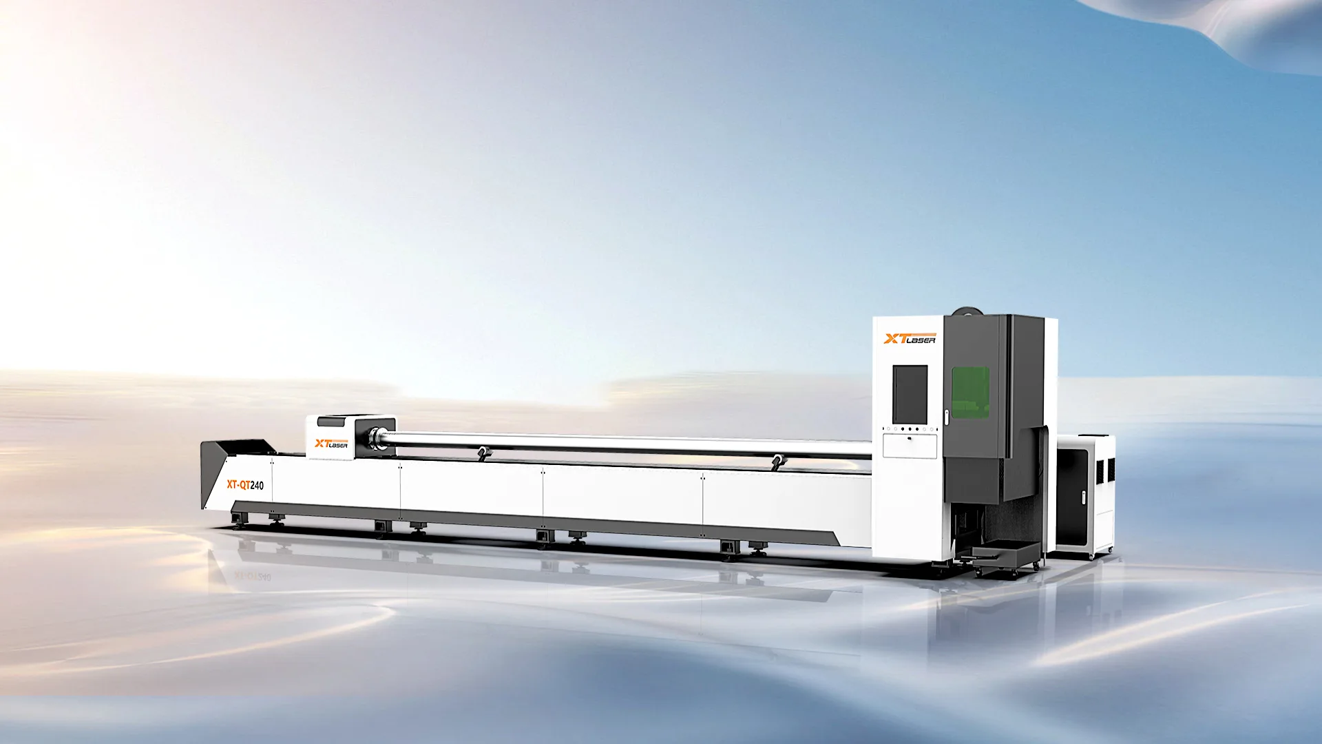 XT Laser T sorozat kompakt, kéttokmányos fiberlézer csővágó gép