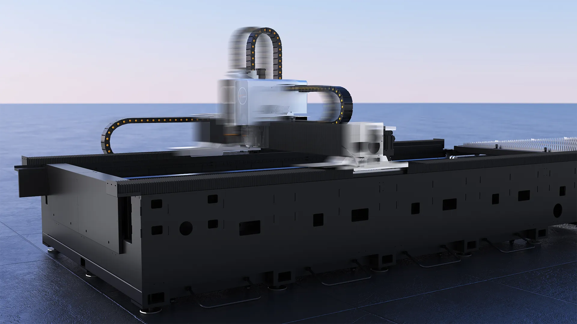 XT Laser GPX2040 síklemez-lézervágó — 2 030 × 4 050 mm munkaterület, azonos 3G dinamika, erősebb szervók