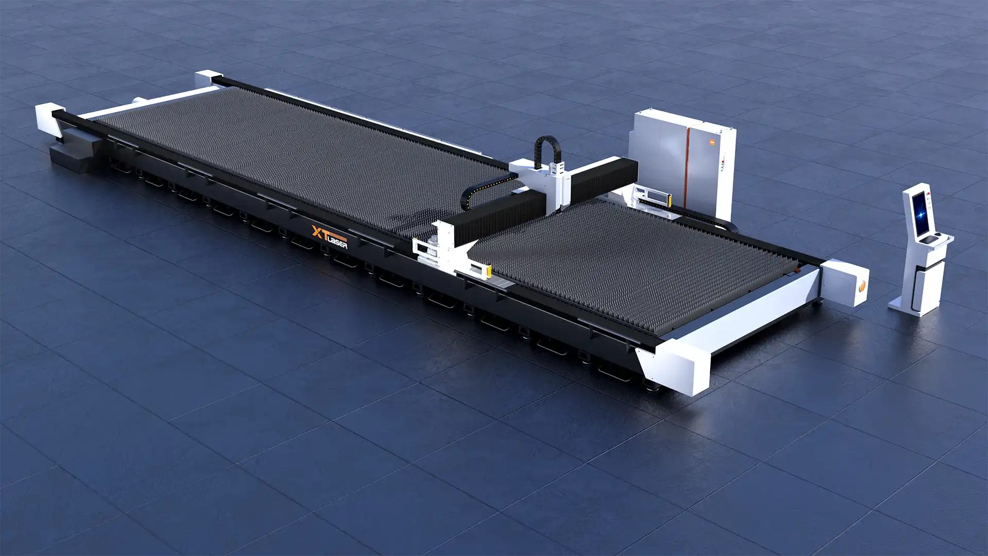 XT Laser W32130 nehézipari extra-nagy formátumú síklemez lézervágó, 150 mm vágásvastagsághoz